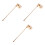 3 Pcs Iron Art Gourd Vintage Candle Snuffer With Long Handle 7