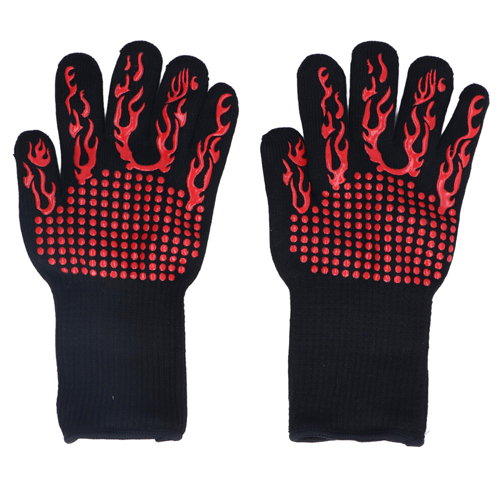800 Heat Resistant Washable Fireproof Gloves For Bbq Grilling 685922845962
