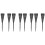 8 Pcs Cone Grave Vases Flower Insert Bucket Cemetery Memorial 11