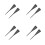8 Pcs Cone Grave Vases Flower Insert Bucket Cemetery Memorial 3