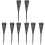 8 Pcs Cone Grave Vases Flower Insert Bucket Cemetery Memorial 9