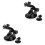 4 Pcs Action Camera Car Suction Mount With Tripod Adapter For 3