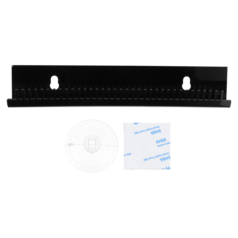 Artibetter 3 Pcs Wall-Mounted Acrylic Wig Storage Rack