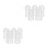 10 Pcs Weigh Tray Repairing Feet Replacement For Digital Scale Pan 9