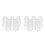 10 Pcs Weigh Tray Repairing Feet Replacement For Digital Scale Pan 10