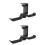 2Pcs Desk Mount Headphone Hook Holder Iron Stand 5