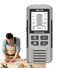 Body Scanner High-Sensitivity Metal Detector Wand For Security Screening, Precise Pinpointer, Stud Finder Tool, Silver