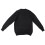 Herren V-Ausschnitt Strickpullover Langarm Casual Schwarz XL Größe 3