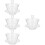 4 Sets Household Water Cup Multi Function Teacup Office Accessory 9