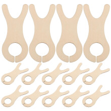 200 Pcs Wooden Fish-Shaped Yarn Bobbins Organizer For Diy Knitting