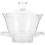 4 Sets Household Water Cup Multi Function Teacup Office Accessory 3