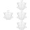 4 Sets Household Water Cup Multi Function Teacup Office Accessory 8