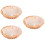 3Pcs Natural Woven Wicker Round Basket Hollow Out Bread Storage 9
