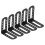 100PCS Tile Leveling System Plastic Positioning Tool for Tiling 5