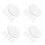 40 Pcs Clear Acrylic Circles Transparent Plastic Discs For Craft Frame 8