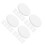 40 Pcs Clear Acrylic Circles Transparent Plastic Discs For Craft Frame 10