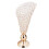 Crystal Candle Holder Electroplated Rustproof Vintage Gold 2
