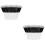 10Ensembles Bols Compacts Snack Tasse Épaissie Pour 6