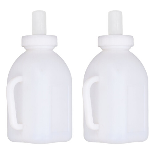 1L Calf Feeding Bottle Thick Durable Easy Clean Detachable Pacifier 2