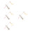 4Pcs Eyelashes Brush Mascara Wand Applicator Makeup Lash Tool 9