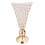Crystal Candle Holder Electroplated Rustproof Vintage Gold 3
