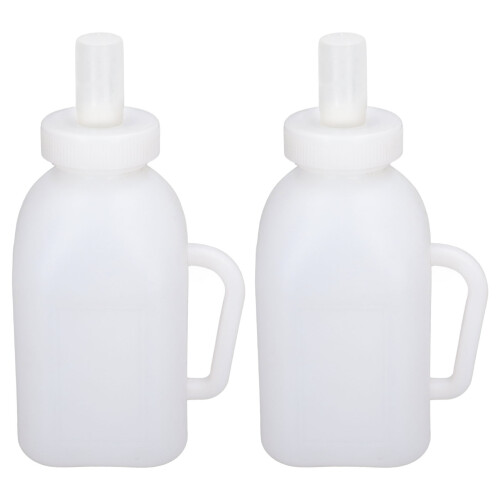 1L Calf Feeding Bottle Thick Durable Easy Clean Detachable Pacifier 1