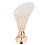 Crystal Candle Holder Electroplated Rustproof Vintage Gold 1