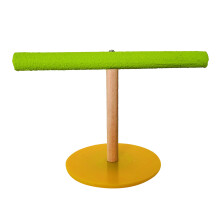2 Pcs T Shaped Bird Parrot Bridge Climbing Toy Food Bowl Holder