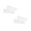 4 Pcs Acrylic Billiard Cue Rack Wall Mount Holds 6 Cues Space Saving 10
