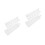 4 Pcs Acrylic Billiard Cue Rack Wall Mount Holds 6 Cues Space Saving 7