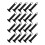 40Pcs Stable Black Plastic Disc Cone Holders for Sports Training Use 1