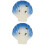 2Pcs Ceramic 6 Holes Ocarina Shell Musical Instrument 5