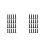 40Pcs Stable Black Plastic Disc Cone Holders for Sports Training Use 7
