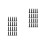 40Pcs Stable Black Plastic Disc Cone Holders for Sports Training Use 8