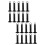 40Pcs Stable Black Plastic Disc Cone Holders for Sports Training Use 2