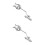 2Pcs Trumpet Trombone Sheet Music Clip Holder Silver 8