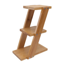 3 Pcs Multi-Layer Bamboo Flower Rack Desktop Plant Stand Storage Shelf