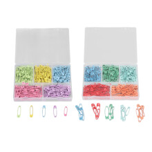 (5 Color B Type Single Box 325PCS) Stainless Steel Safety Pins 5 Color B Type 325PCS DIY Craft