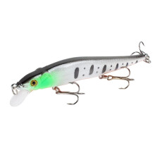 Fishing Lures One Piece 11.5cm 14g Minnow Crankbait Wobblers With 3D Eyes For Perch Pike Carp