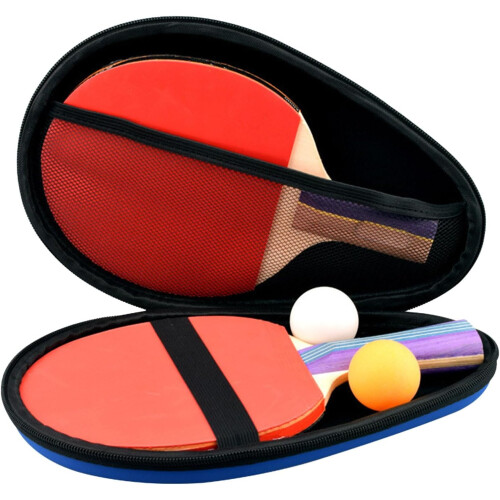 Table Tennis Racket Case, Zippered Paddle Case, Ping Pong Paddle Storage Bag, Black 1