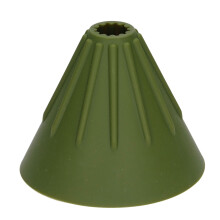 (Red) Silicone Coffee Dripper Portable Reusable Folding Filter Green