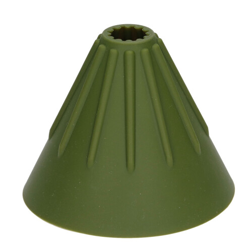 (Red) Silicone Coffee Dripper Portable Reusable Folding Filter Green
