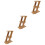 3 Pcs Multi-Layer Bamboo Flower Rack Desktop Plant Stand Storage Shelf 5