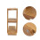 3 Pcs Multi-Layer Bamboo Flower Rack Desktop Plant Stand Storage Shelf 10
