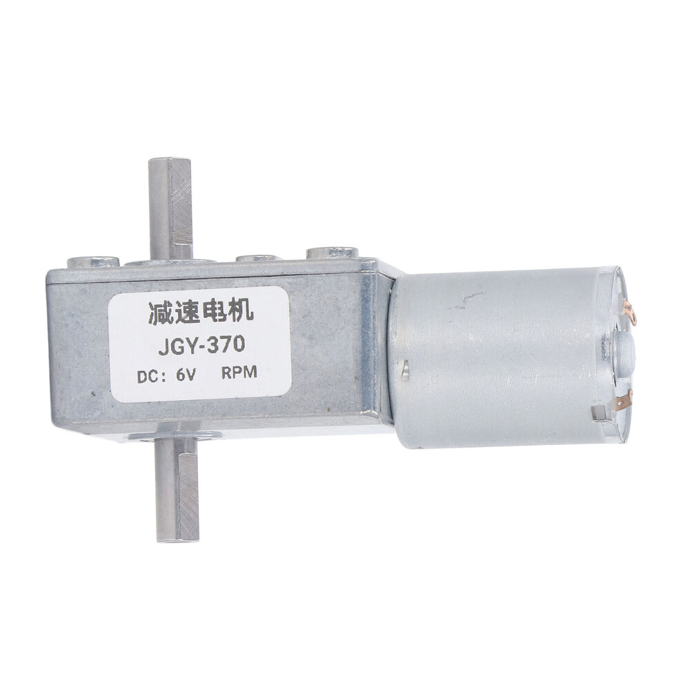 Dc Gear Motor Double Shaft 25Kg.cm 12Mm Self Locking 6V 10Rpm For Ovens 5091352033865