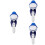 3Pcs Childrens Handheld Shower Head Cartoon Replace Bath Accessories 8
