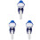3Pcs Childrens Handheld Shower Head Cartoon Replace Bath Accessories 4