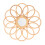 Boho Mirror Vintage High Clarity Durable Rattan Mirror 1