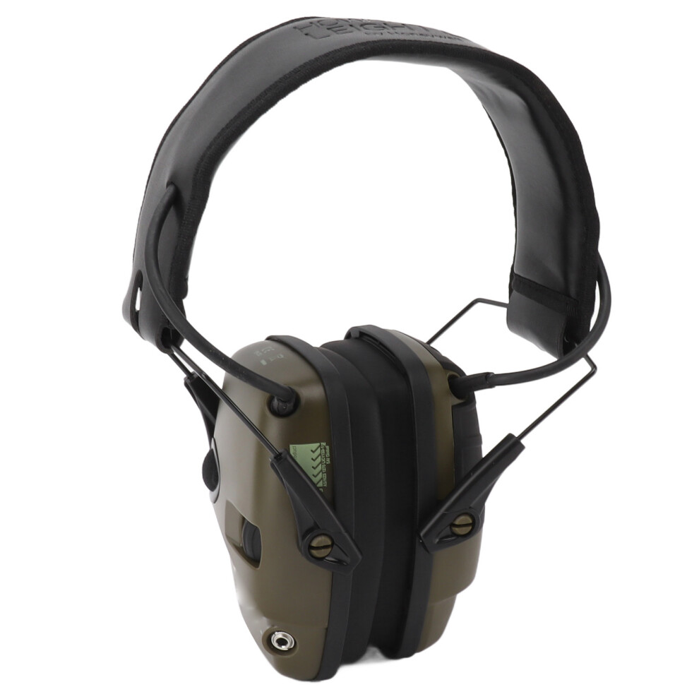 Walker Electronic Earmuffs With Noise Cancellation And 82Db Protection Green