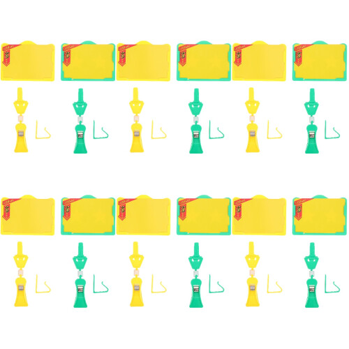 12 Pcs Price Frame Clip Plastic Display Board Label 1